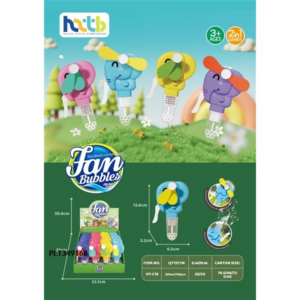 Hand-pressed Bubble Blowing Fan Elephant H7-C16 - Image 1