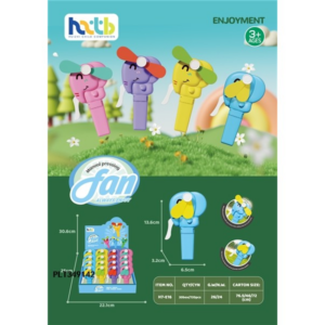 Elephant Hand-Press Fan H7-E16 - Image 1