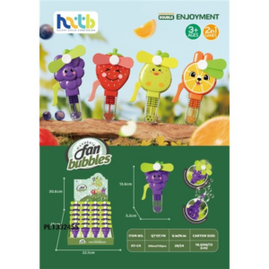 Hand-pressed Bubble Blowing Fan Grape H7-C4 - Image 1