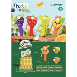 Orange Hand-Press Fan H7-E1 - Image 1