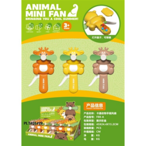 Cartoon Deer Hand Cranked Fan F88-A - Image 1