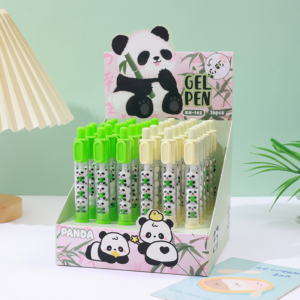 Panda-String-Together Gel Pen 0.5 Black - Image 1