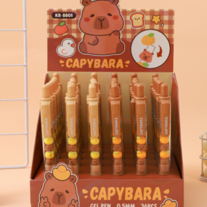 Capybara-String-Together Gel Pen 0.5 Black - Image 1