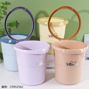 5185 Solid Color Trash Bin - Image 2