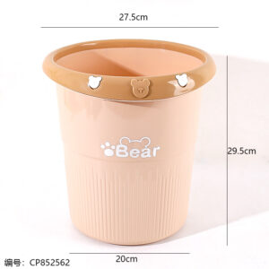 5185 Solid Color Trash Bin - Image 3