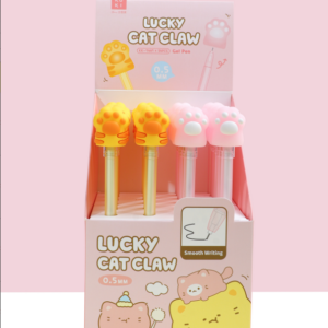 Lucky Cat's Paw Gel Pen 0.5 Black - Image 1