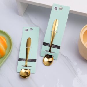 Gold-plated Supreme No.4 Round Spoon - Image 1