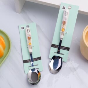Cartoon Ceramic Flat-bottom Spoon - Image 1