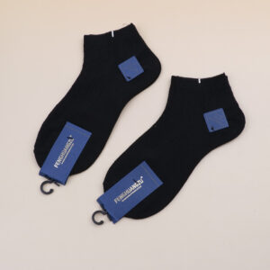 Special Offer-Black Women's Double Needle Low Cut Socks - Image 1