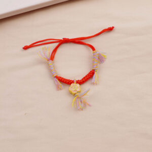 Pink Knot Small Pendant Bracelet - Image 1