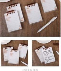 Life Account – A7 Loose-Leaf Spiral Notebook – Grid 60 sheets - Image 1