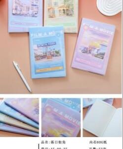 FINDING AND FREE Plastic Cover Notebook 52pcs A58036 - Image 1