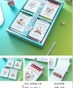 Fantasy Rabbit Kingdom Spiral Notebook 70pcs A79957 - Image 1