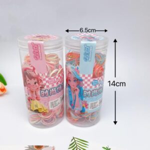 Colorful Hair Ties (Barrel-Packaged) - Image 1