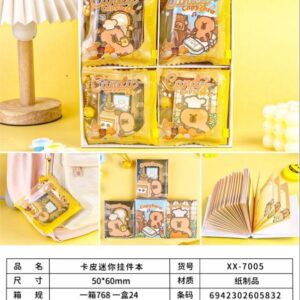 Capybara Series – Capybara Mini Pendant Notebook XX-7005 80 sheets - Image 1