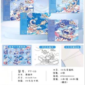 A4 Tear-Off Glued Sketchbook28pcs F7-23 - Image 1