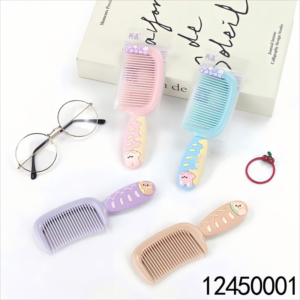 Cute Donut Bread Handle Comb - Image 1