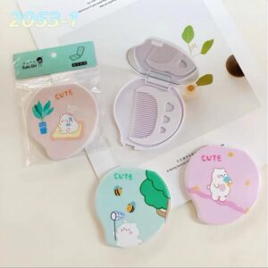 Peach Foldable Mirror - Image 1