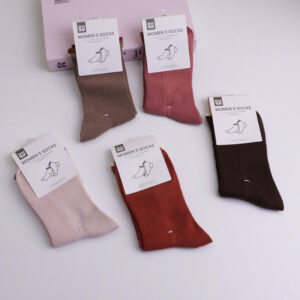 Fine Lettuce-Edge Women’s Mid-Calf Socks - Image 1