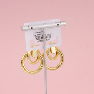 Gold Luxury Earrings – 45 - Image 3