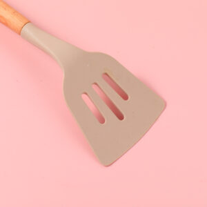 Special Discount-Wood Handle Slotted Spatula - Image 3