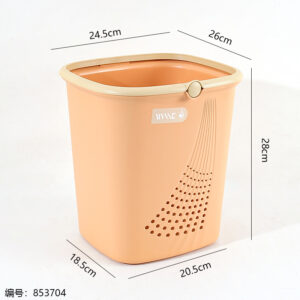 Phoenix Square Waste Bin-Mixed Color-L6819-2 - Image 3