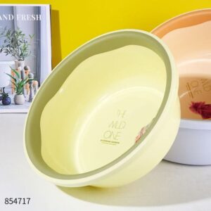 Feather Pattern Stackable Basin Mixed Color-425-3 - Image 3