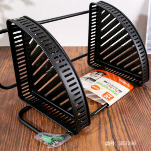 8004 Matte Black 2-Tier Corner Shelf (Non-returnable) - Image 2