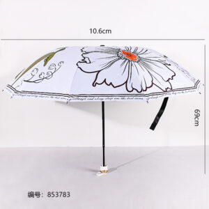 E3565 Black UV Umbrella 62cm 10K - Image 5