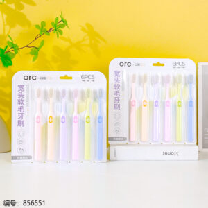 2382 Soft-Head Toothbrush Set 6pcs - Image 1