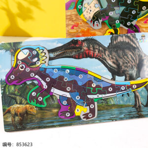 66-90 Dinosaur Alphabet Puzzle Toy - Image 2