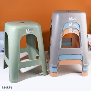 8-1 Frosted Round High Stool - Image 1