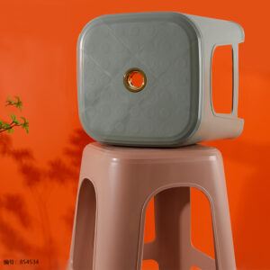 8-1 Frosted Round High Stool - Image 3