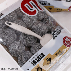 865 Steel Wool Balls with Brush 20pcs - Image 2