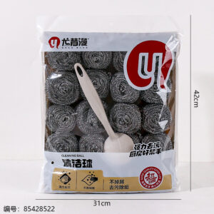 865 Steel Wool Balls with Brush 20pcs - Image 3
