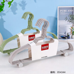 6008 PVC-Coated Shoulder Clothes Hanger 8pcs/Set - Image 1