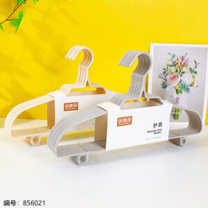 6064 PVC-Coated Shoulder Clothes Hanger 10pcs/Set - Image 1