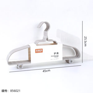 6064 PVC-Coated Shoulder Clothes Hanger 10pcs/Set - Image 3