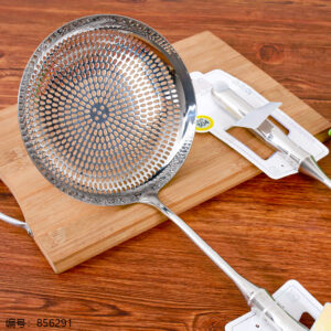 706-304 Elegant Round Head Glossy Large Hole Strainer 1*12 - Image 2