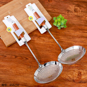 866-304 New Round Head Rosewood Glossy Medium Hole Strainer 1*12 - Image 1