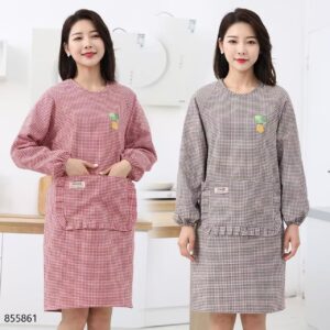 8133 Color Cotton Flower Pocket Apron (1*10) - Image 4