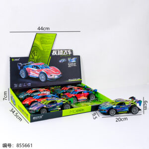 HY-63 Neon Paint Shell Pull-Back Race Car Toy (1*6) - Image 3