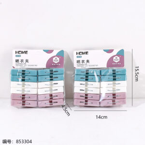 1631 Strong Round Spring Clothes Clip (1*12) - Image 3