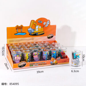 928 Oil Drum Engineering Pull-Back Alloy Car (1*24 + Drum) - Image 4
