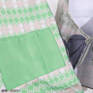815 Wipeable Neck-Hanging Plaid Apron / Premium Packaging - Image 3