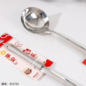 4125 Steel Handle 12pcs Spoon 304 Stainless Steel - Image 2
