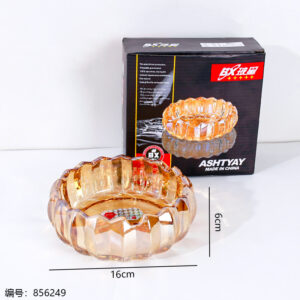 YG146D Gold Glass Ashtray - Image 3