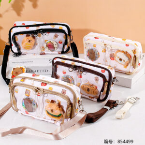 Capybara Pencil Case Crossbody Bag with Handle 21185-05 - Image 1