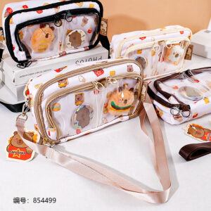 Capybara Pencil Case Crossbody Bag with Handle 21185-05 - Image 4