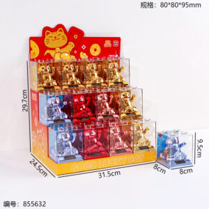 Electroplated Lucky Cat Figurine K-91 - Image 3